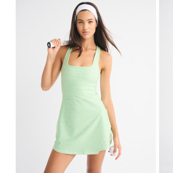 Abercrombie YPB sculptLUX Cross-Back Mini Dress - Picture 1 of 9